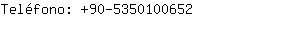 Teléfono: 90-535010....