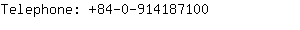 Telephone: 84-0-91418....