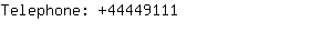 Telephone: 4444....