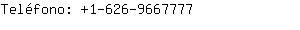 Teléfono: 1-626-966....