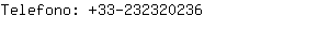Telefono: 33-23232....