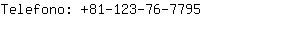 Telefono: 81-123-76-....