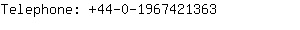 Telephone: 44-0-196742....