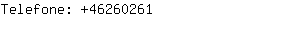 Telefone: 4626....
