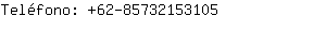 Teléfono: 62-8573215....