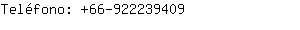 Teléfono: 66-92223....