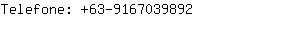 Telefone: 63-916703....