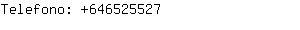 Telefono: 64652....