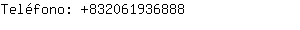 Teléfono: 83206193....
