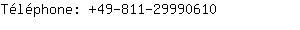 Tlphone: 49-811-2999....