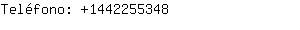 Teléfono: 144225....