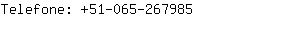 Telefone: 51-065-26....