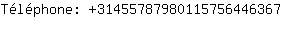 Tlphone: 3145578798011575644....