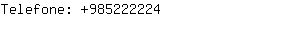 Telefone: 98522....
