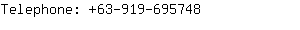 Telephone: 63-919-69....