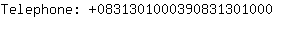 Telephone: 083130100039083130....