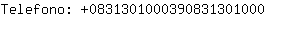 Telefono: 083130100039083130....