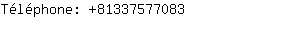 Tlphone: 8133757....