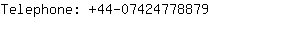 Telephone: 44-0742477....