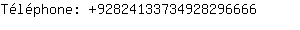 Tlphone: 9282413373492829....