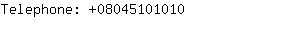 Telephone: 0804510....