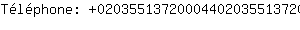 Tlphone: 0203551372000440203551....