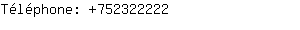 Téléphone: 75232....