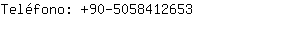 Teléfono: 90-505841....