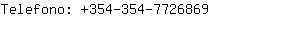 Telefono: 354-354-772....