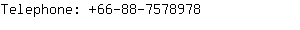 Telephone: 66-88-757....