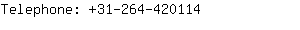 Telephone: 31-264-42....