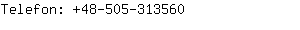 Telefon: 48-505-31....