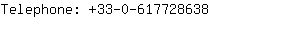 Telephone: 33-0-61772....