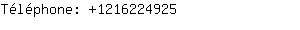 Téléphone: 121622....