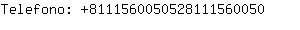 Telefono: 811156005052811156....