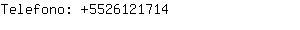 Telefono: 552612....