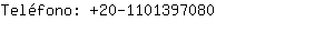 Teléfono: 20-110139....
