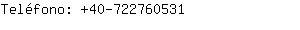 Teléfono: 40-72276....