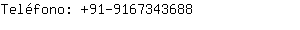 Teléfono: 91-916734....