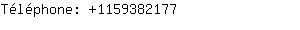 Téléphone: 115938....