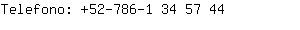 Telefono: 52-786-1 34 5....