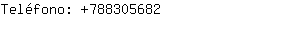 Teléfono: 78830....