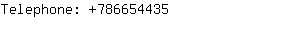 Telephone: 78665....