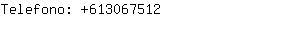 Telefono: 61306....