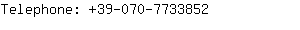 Telephone: 39-070-773....