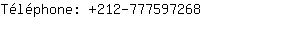 Tlphone: 212-77759....