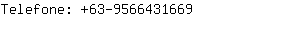Telefone: 63-956643....