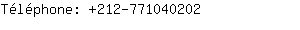 Tlphone: 212-77104....