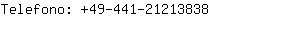 Telefono: 49-441-2121....