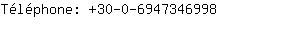 Téléphone: 30-0-694734....
